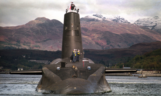 HMS VANGUARD COL  * 30/01/2002: Anti-nuclear campaigners are preparing to gather in Plymouth this weekend to protest about the refitting of the Royal Navy's 16,000 ton Trident-class nuclear submarine Vanguard, it emerged. No details have yet been released about which day the 10-year-old vessel will sail up the river Tamar for the refit in a new multi million dock at Devonport.
