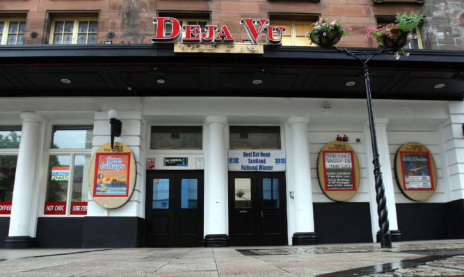 Deja Vu nightclub in the Cowgate.