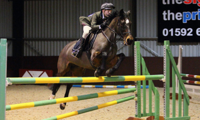 Individual 1m05 class winner Rowan Laird (Fife Hunt PC)