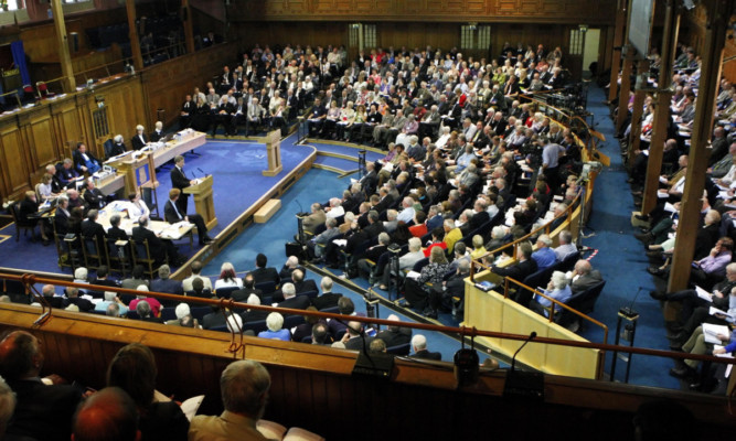The Church of Scotland General Assembly will decide whether to ordain gay ministers.
