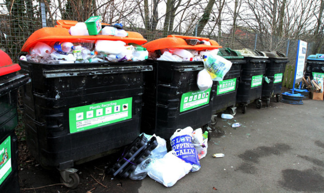 The Roseangle recycling centre has been criticised as an eyesore.