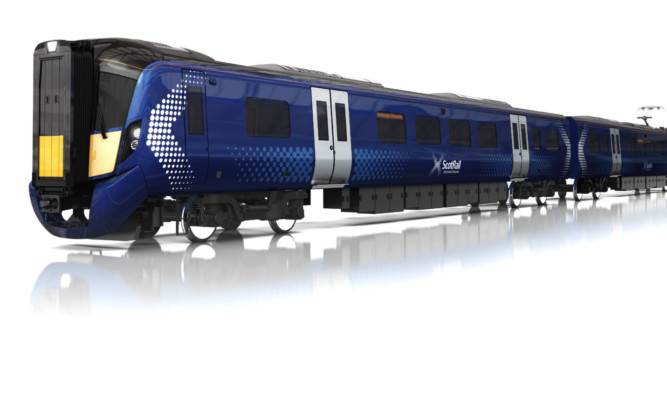 An artists impression of one of the new trains.