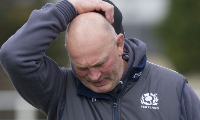 Vern Cotter: realising the magnitude of the task.