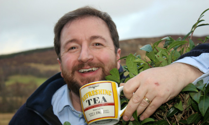 The Wee Tea Company owner Tam O'Braan.