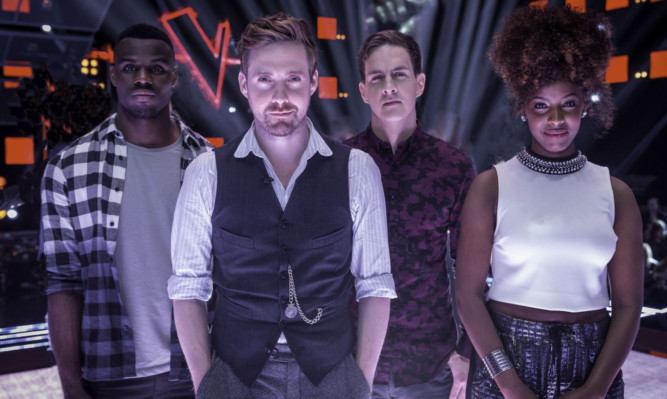 Ricky Wilson (second left) with his picks Emmanuel Nwamadi, Stevie McCrorie and Autumn Sharif.
