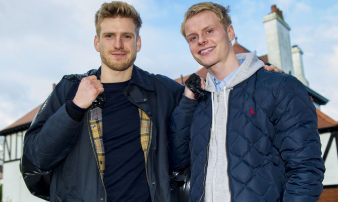 Stuart Armstrong and Gary Mackay-Steven.