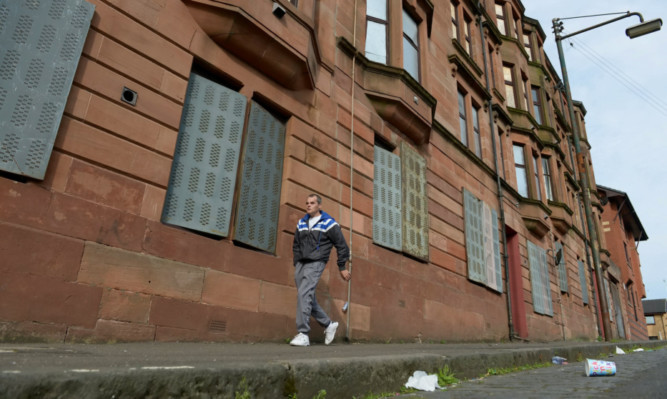 Possilpark in Glasgow is one of the most socially deprived areas of the country.