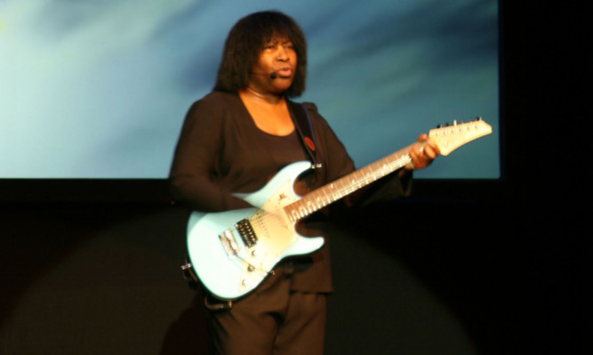 Joan Armatrading during her performance at the Webster Theatre in Arbroath.