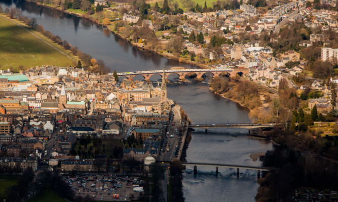 The River Tay at Perth.