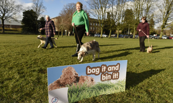 Angus Council has launched a campaign against irresponsible dog owners.