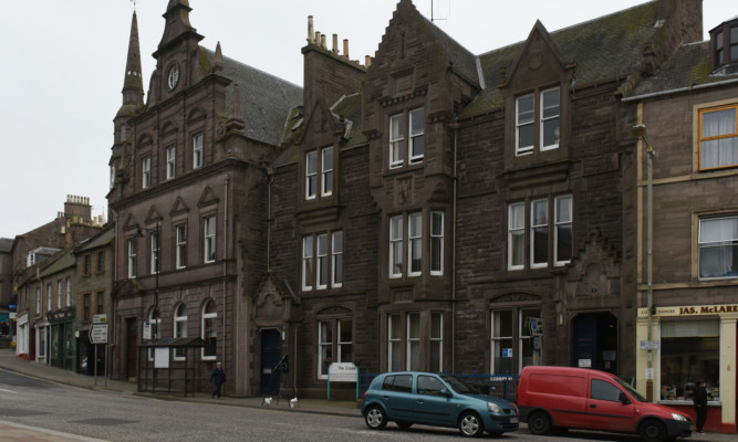 Angus Council's buildings at The Cross.
