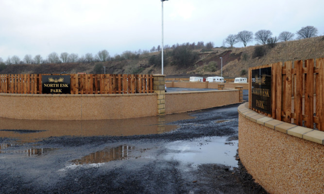 The Travellers site at the centre of a heated planning debate.