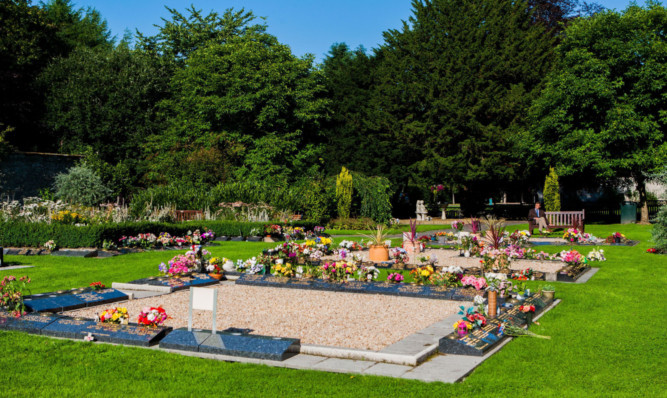 The Garden of Rememberance at Perth Crematorium.