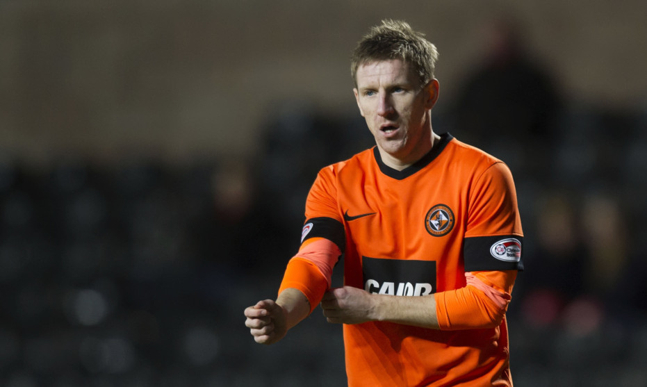 Michael Gardyne in action for Dundee United.