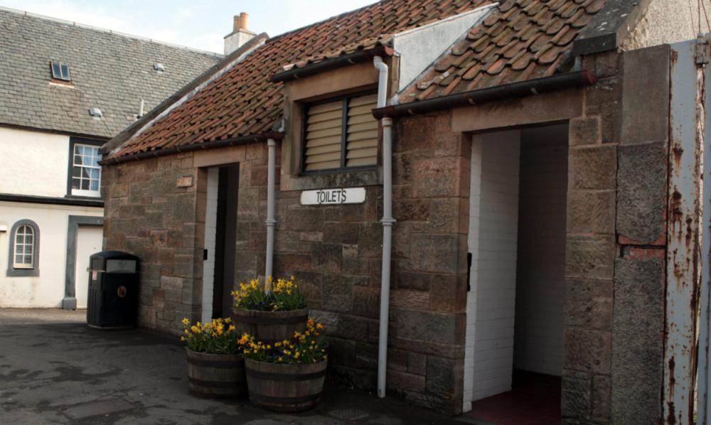 The public toilets in the main street of Crail are under threat of closure.