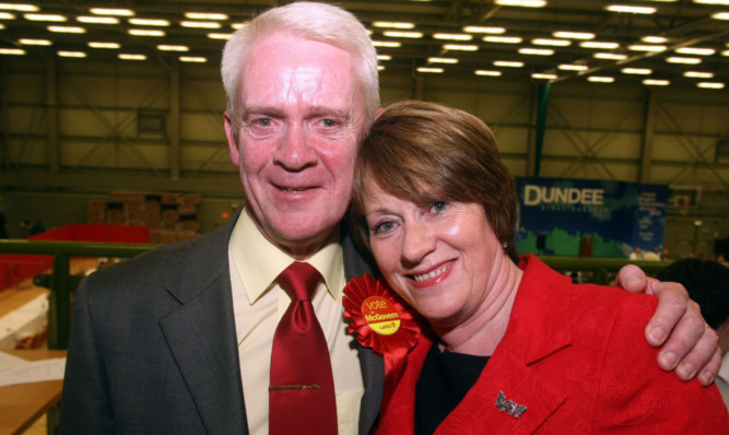 Dundee West MP Jim McGovern and wife Norma.