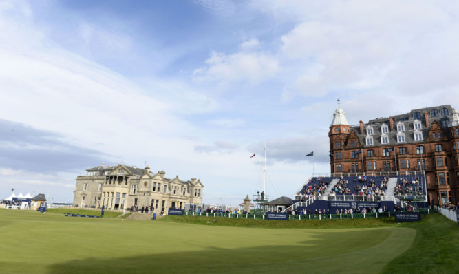 St Andrews' famous Old Course is gearing up to host The Open golf championship this summer.
