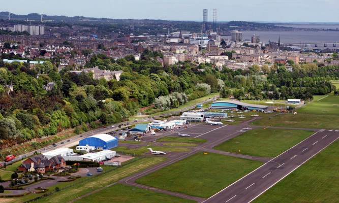 Commercial flights in and out of Dundee Airport have been cancelled over the next two days.