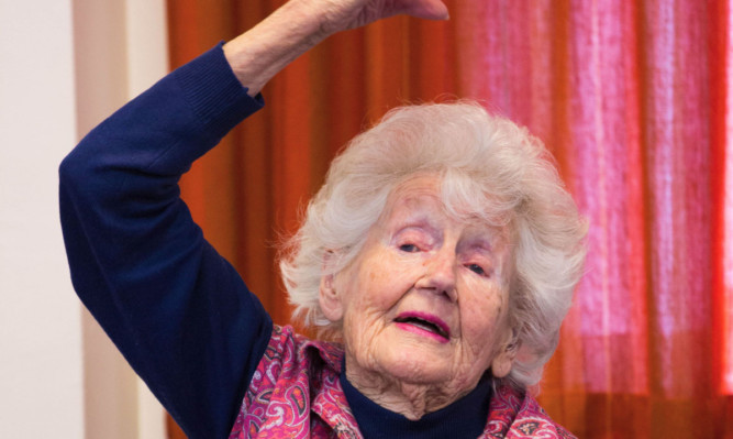 Yoga lover Connie Dennison is about to turn 100.