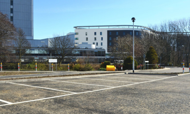 The newly-completed car park at Victoria Hospital in Kirkcaldy.