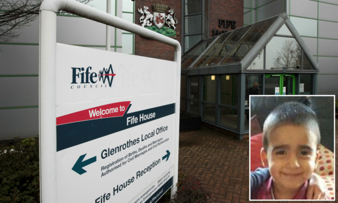 Workers at Fife Council were sacked after inappropriately looking at social work files on Mikaeel Kular (inset).