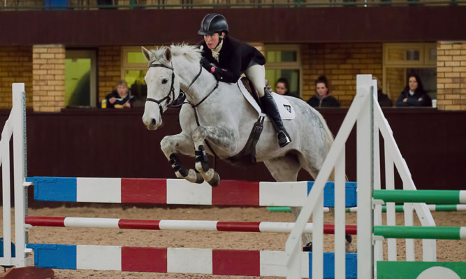 Louisa Milne Home and Brittas Vriend picked up a placing in the 95cm national amateur