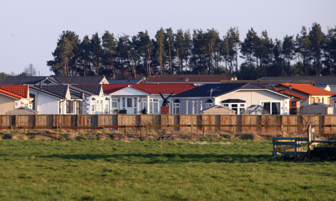The static caravans at Barry Downs Holiday Park. (click arrow for more)