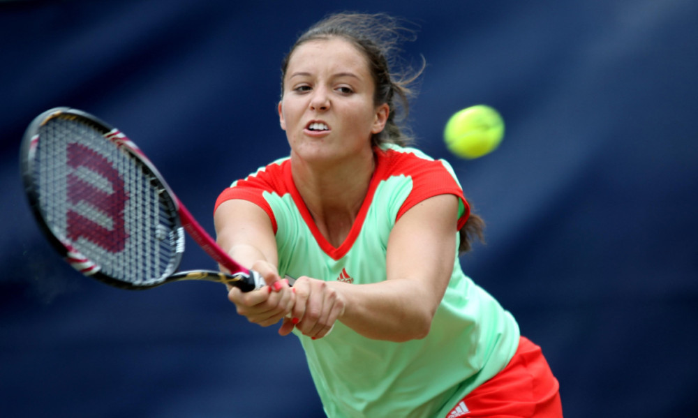 Great Britain's Laura Robson lost out to Paula Ormaechea.