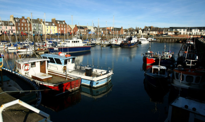 Arbroath Harbour.