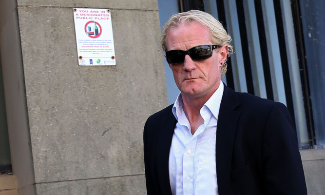 Colin Hendry arrives at Blackpool Magistrates Court.