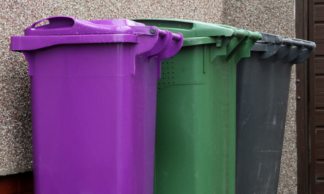 Residents were told to leave their bins out to allow crews to catch up with their rounds.