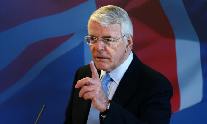 Nicola Sturgeon described John Major's comments this week as 'an affront to democracy'.