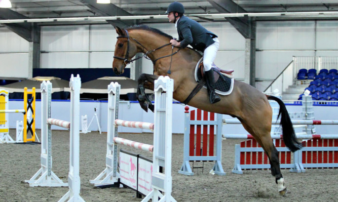 Jamie Raeside and Buddaire notched up a double in the 1m15 and Foxhunter