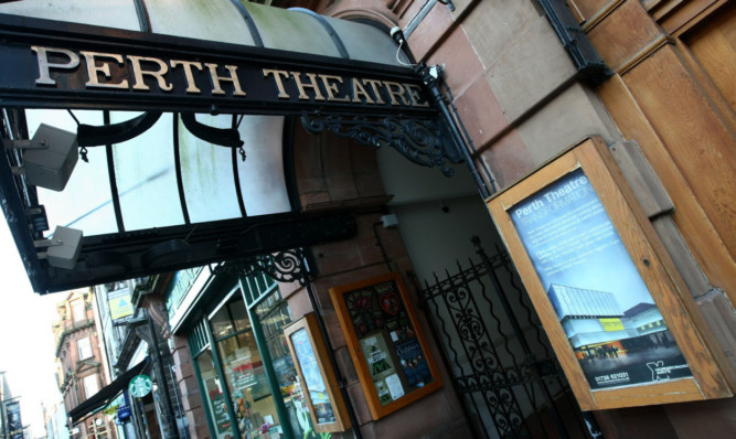 The gates remain closed at Perth Theatre, but work is due to begin soon.