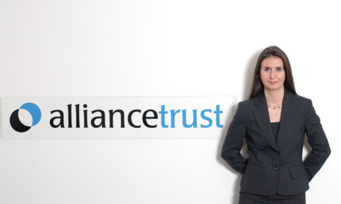 Katherine Garrett-Cox, chief executive of Alliance Trust, which faces a showdown with rebel shareholder Elliott Advisors.