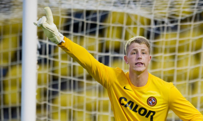 Marc McCallum is on loan from Dundee United.