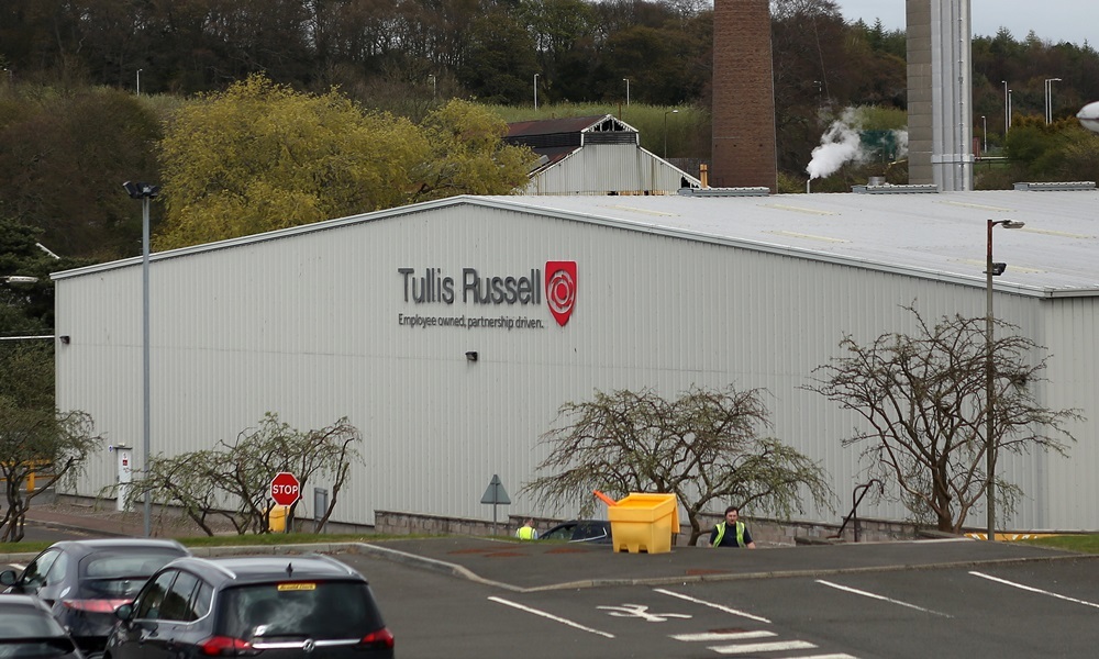 Kris Miller, Courier, 27/04/15. Picture today at Tullis Russell, Glenrothes where staff were told about the company going into administration with the loss of 325 jobs and more to follow. Pic shows general view of the site.