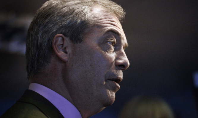 Nigel Farage said the 'biggest racism' he had seen was coming from SNP supporters.