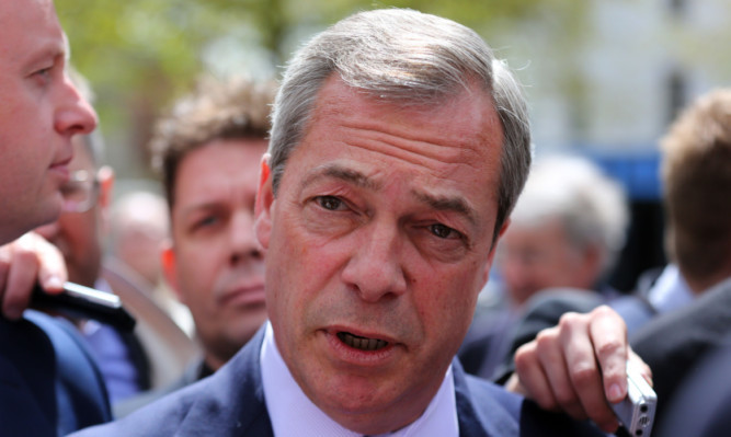 Ukip Leader Nigel Farage has said the prospect of his party having an MP elected in Scotland is 'a little remote'.