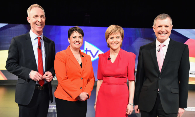 The leaders of Scotland's political parties will go head-to-head in a live TV debate.