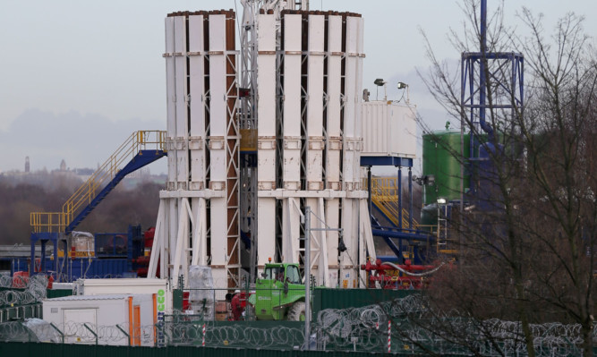 An IGas Energy drill site.