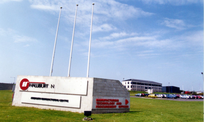 Halliburton in Arbroath. The US-owned firm is cutting its global workforce as a result of the oil price collapse.