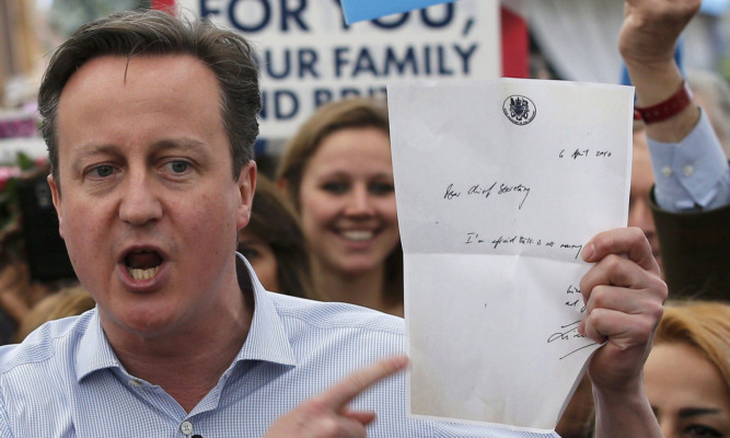 Liam Byrne's letter became a key campaigning tool for David Cameron.