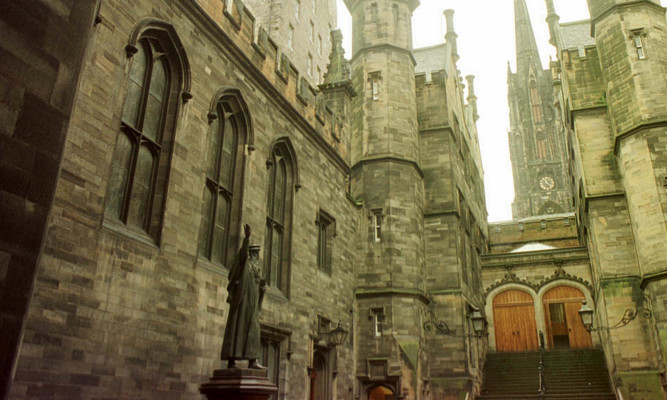 The Church of Scotland General Assembly Hall on the Mound in Edinburgh.