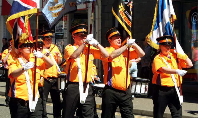 Despite controversy, a gathering of Apprentice Boys of Derry groups marched through Perth without incident in May 2013.