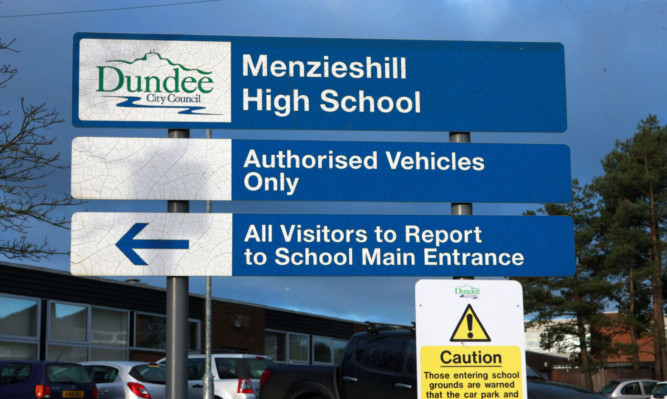 Menzieshill High School faces closure under council plans.