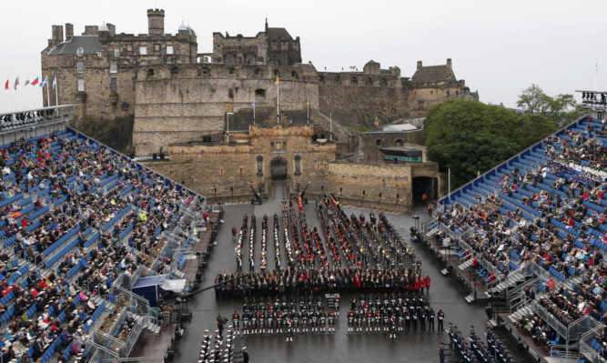 A full-size replica of the castle is to be built in Australia as the Royal Edinburgh Military Tattoo travels for a rare overseas performance.