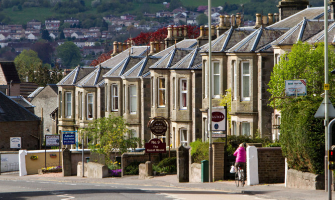 Pitcullen Crescent, where businesses have been without a working phone line for days.