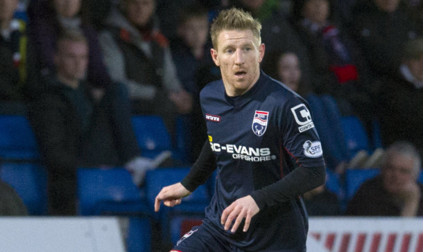 Michael Gardyne in action for Ross County.