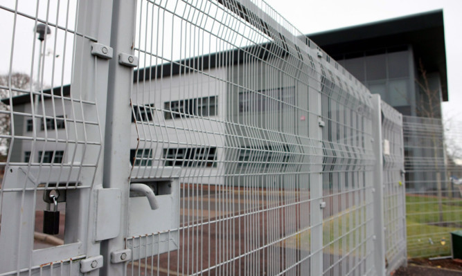The gates are locked at Muirfield Contracts' former Dundee HQ.